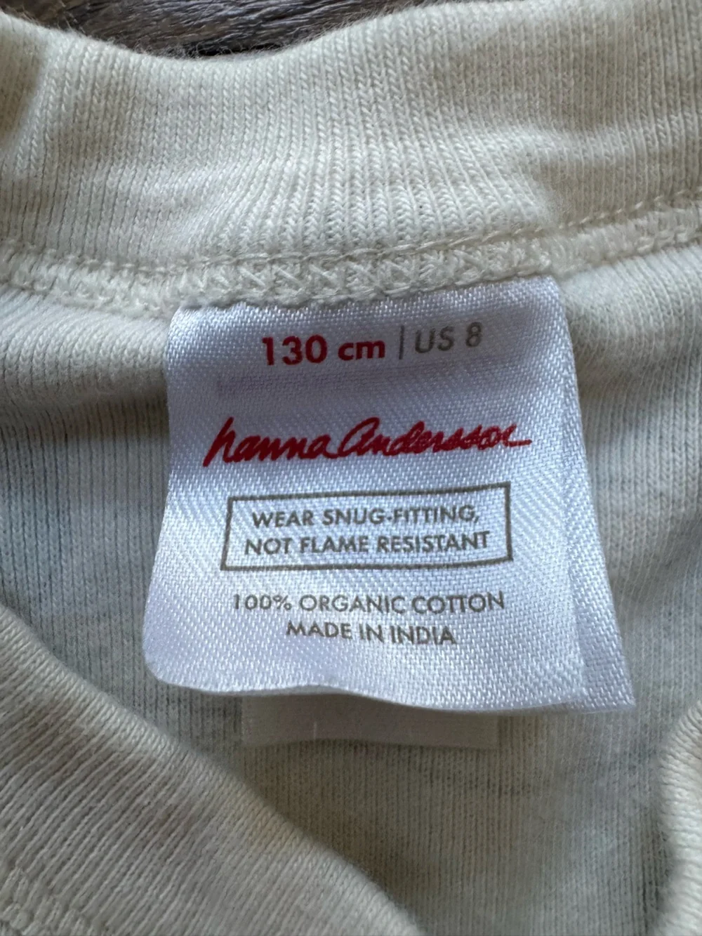 Hanna Andersson Organic Cotton Christmas Lights Pajama Set Size 8 (130 cm)